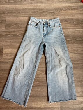 NA-KD Light Blue High-Rise Denim Jeans